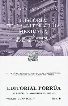 # 44. historia de la literatura mexicana